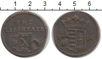 Продать Монеты Венгрия 10 полтур 1706 Медь