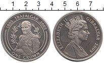 Продать Монеты Гибралтар 1 крона 2005 Медно-никель