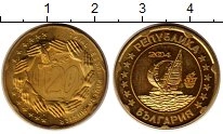 Продать Монеты Болгария 20 евроцентов 2004 Латунь