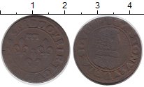Продать Монеты Домбе 2 торнуа 1636 Медь