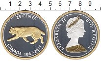 Продать Монеты Канада 25 центов 2017 Серебро