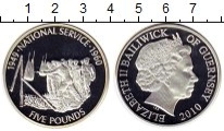Продать Монеты Гернси 5 фунтов 2010 Серебро