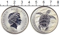 Продать Монеты Ниуэ 5 долларов 2015 Серебро