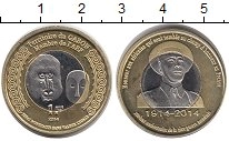 Продать Монеты Сенегал 1 франк 2014 Биметалл