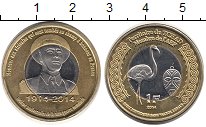 Продать Монеты Сенегал 1 франк 2014 Биметалл