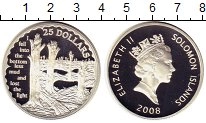 Продать Монеты Соломоновы острова 25 долларов 2008 Серебро
