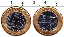Продать Монеты Бразилия 1 реал 2016 Биметалл