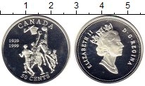 Продать Монеты Канада 50 центов 1999 Серебро