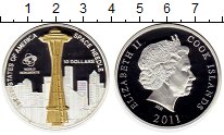 Продать Монеты Острова Кука 10 долларов 2011 Серебро