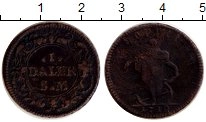 Продать Монеты Швеция 1 далер 1719 Медь
