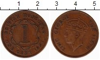 Продать Монеты Белиз 1 цент 1951 Бронза