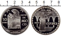 Продать Монеты Испания 10 евро 2007 Серебро