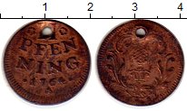 Продать Монеты Аугсбург 1 пфенниг 1764 Медь