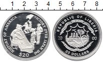 Продать Монеты Либерия 20 долларов 2000 Серебро