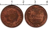 Продать Монеты Перу 1 сентаво 1919 Бронза