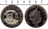 Продать Монеты Тристан-да-Кунья 5 фунтов 2009 Медно-никель
