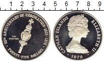 Продать Монеты Каймановы острова 25 долларов 1978 Серебро