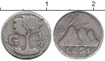 Продать Монеты Гватемала 1/4 реала 1851 Серебро