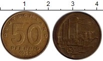 Продать Монеты ФРГ 50 пфеннигов 1950 Латунь