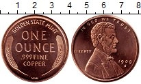 Продать Монеты США 1 унция 0 Медь