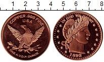 Продать Монеты США 1 унция 0 Медь