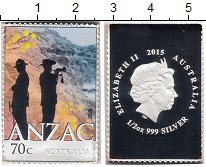 Продать Монеты Новая Зеландия 70 центов 2015 Серебро
