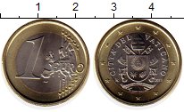 Продать Монеты Ватикан 1 евро 2017 Биметалл