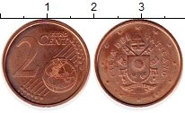 Продать Монеты Ватикан 2 евроцента 2017 Медь