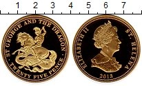 Продать Монеты Остров Святой Елены 25 пенсов 2013 Медно-никель