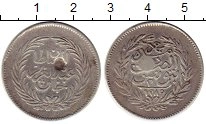 Продать Монеты Тунис 2 пиастра 1862 Серебро