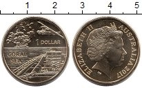Продать Монеты Австралия 1 доллар 2017 Латунь