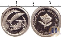 Продать Монеты ЮАР 2 1/2 цента 2002 Серебро