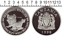 Продать Монеты Танзания 2500 шиллингов 1998 Серебро