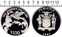 Продать Монеты Ямайка 100 долларов 1987 Серебро
