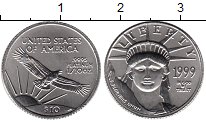 Продать Монеты США 10 долларов 1999 Серебро