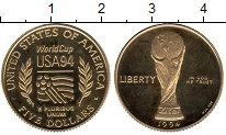 Продать Монеты США 5 долларов 1994 Золото