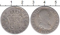 Продать Монеты Испания 2 мараведи 1814 Серебро