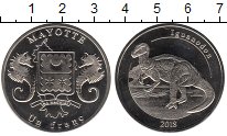 Продать Монеты Майотта 1 франк 2018 Медно-никель