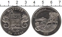 Продать Монеты Майотта 1 франк 2018 Медно-никель