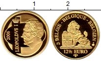 Продать Монеты Бельгия 12 1/2 евро 2006 Золото