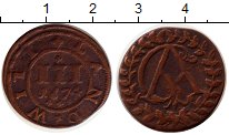 Продать Монеты Мекленбург-Стрелитц 3 пфеннига 1674 Медь