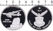 Продать Монеты Гренландия 1 доллар 2017 Посеребрение