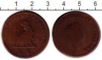 Продать Монеты Сицилия Медаль 1815 Медь