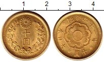 Продать Монеты Япония 10 йен 1907 Золото