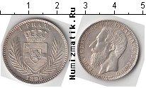 Продать Монеты Бельгийское Конго 1 франк 1887 Серебро