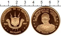 Продать Монеты Бурунди 100 франков 1967 Золото