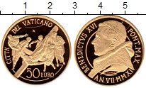 Продать Монеты Ватикан 50 евро 2011 Золото