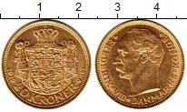 Продать Монеты Дания 20 крон 1912 Золото