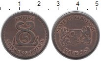 Продать Монеты Саар 5 сос 0 Бронза