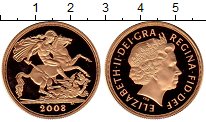 Продать Монеты Великобритания 2 фунта 2008 Золото